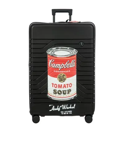 Bric's By Warhol Campbell's Check-in Suitcase In Black