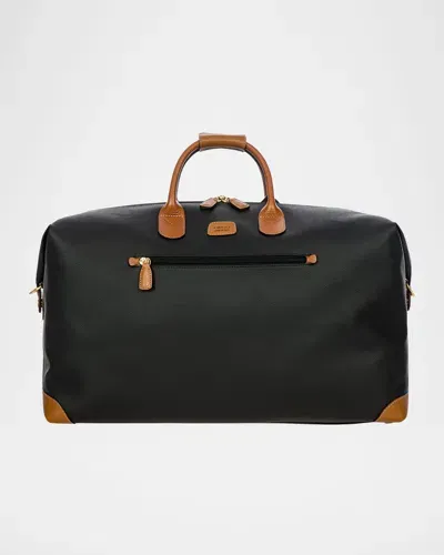 Bric's Firenze 22" Faux Leather Cargo Duffle In Black