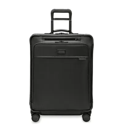 Briggs & Riley Medium Baseline Expandable Spinner Suitcase In Black