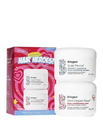 Briogeo Ultimate Hair Heroes Scalp Scrub Shampoo And Deep Conditioning Mask Value Set In No Color