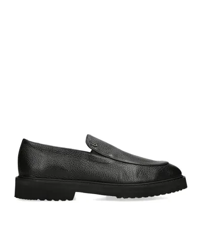 Brotini Deerskin Loafers In Black