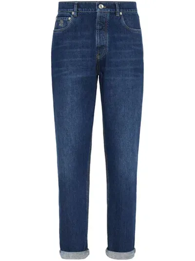 Brunello Cucinelli Iconic Fit Denim Jeans In Blue