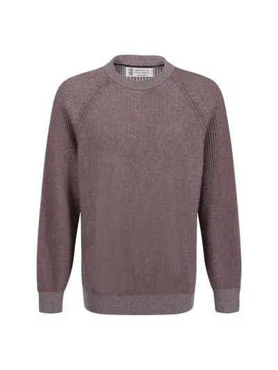 Brunello Cucinelli Sweater In Zwiebel