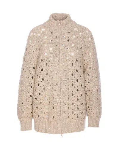 Brunello Cucinelli Sweaters In Beige