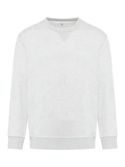 Brunello Cucinelli Sweatshirt In Grey