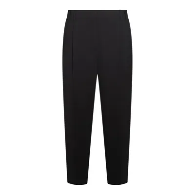 Brunello Cucinelli Tapered Trousers In Black