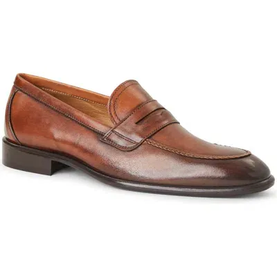 Bruno Magli Arden Penny Loafer In Cognac