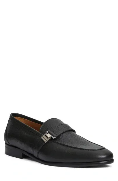 Bruno Magli Men's Arlo Slip On Buckle Loafers In Black