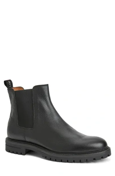 Bruno Magli Hayden Chelsea Boot In Black Tumbled