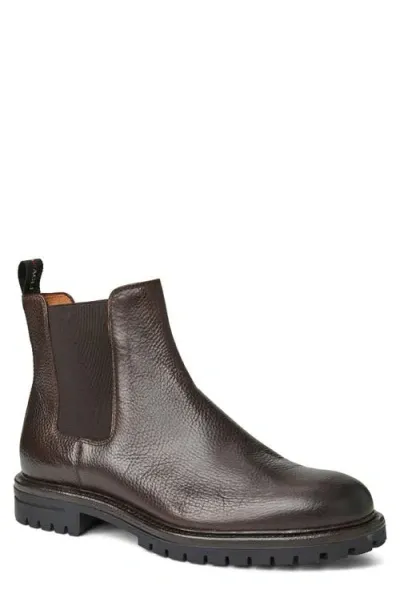 Bruno Magli Hayden Chelsea Boot In Brown Tumbled