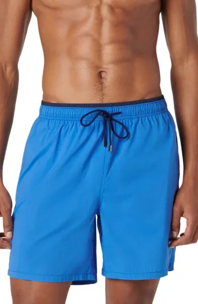 Bugatchi Quinn Swim Trunks In Classic Blue