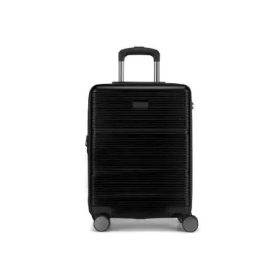 Bugatti Brussels Hardside Carry-on Luggage With Spinner Wheels In Black