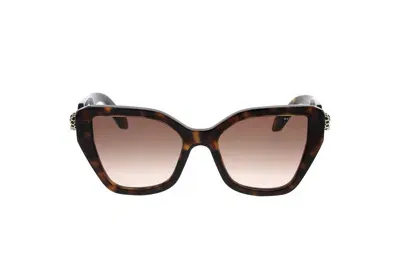 Bulgari Butterfly Frame Sunglasses In Multi