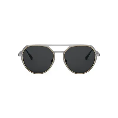 Bulgari Octo Finissimo Aviator Sunglasses In Silver