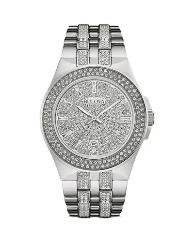 Bulova Classic Phantom Watch, 42mm In Silver