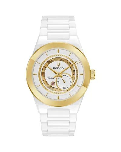 Bulova Modern Millennia Watch, 41mm In White