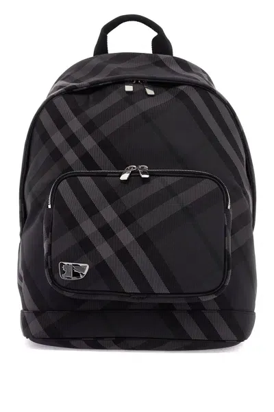 Burberry A\n\ngrid Backpack S In Gray