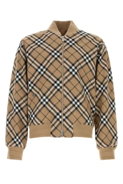 Burberry Jackets And Vests In Multicolor