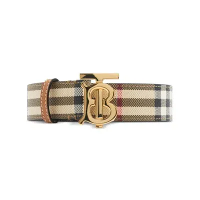 Burberry Belts In Beige