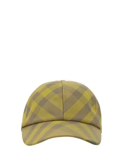 Burberry Bias Baseball Hat In Cedar