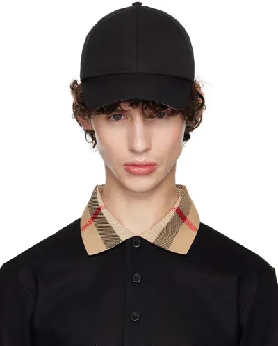 Burberry Black Baseball Cap