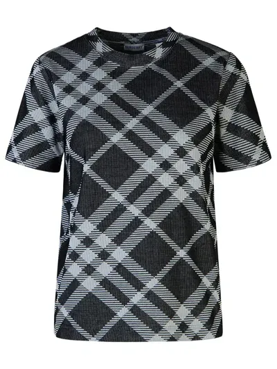 Burberry Black Cotton Blend T-shirt