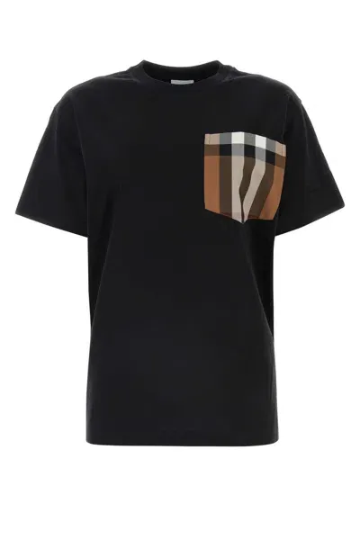 Burberry Black Cotton T-shirt