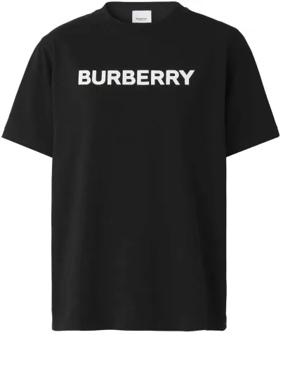 Burberry Black T-shirt With Logo