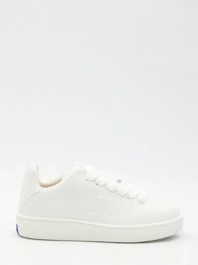 Burberry Box Sneakers In White