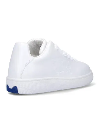 Burberry Box Sneakers In White