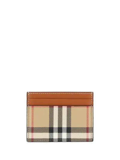 Burberry Card Holder In Archive Beige