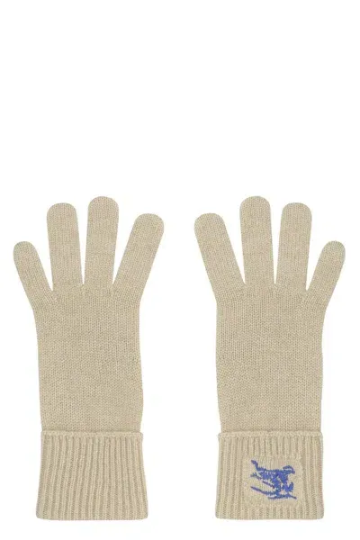 Burberry Cashmere Gloves In Green