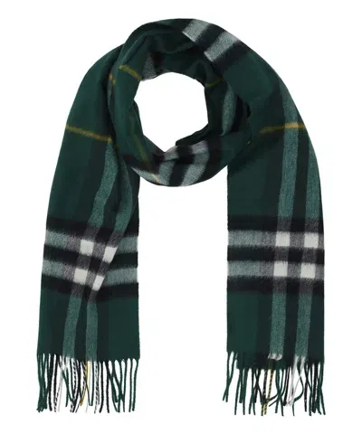 Burberry Cashmere Scarf In Green