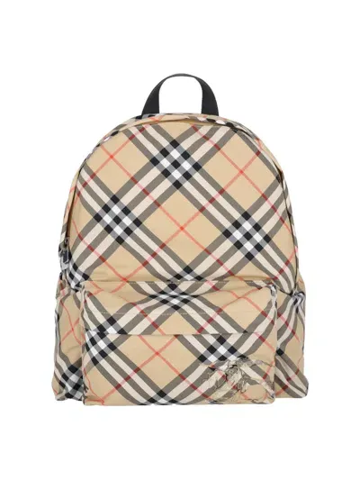 Burberry Essential Backpack In Brown