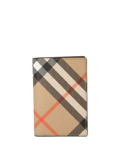 Burberry "check" Card Holder