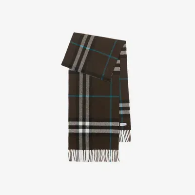 Burberry Check Cashmere Scarf In Snug