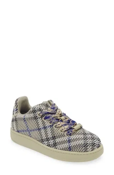 Burberry Box Checked Sneakers In Multicolor