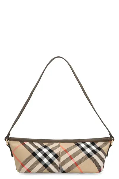 Burberry Check Mini Shoulder Bag In Multicolor