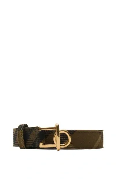 Burberry Check Rocking Horse Belt In Furrow