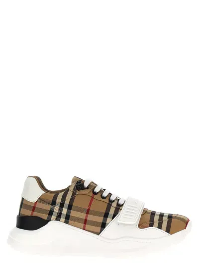 Burberry Check Sneakers In Multi