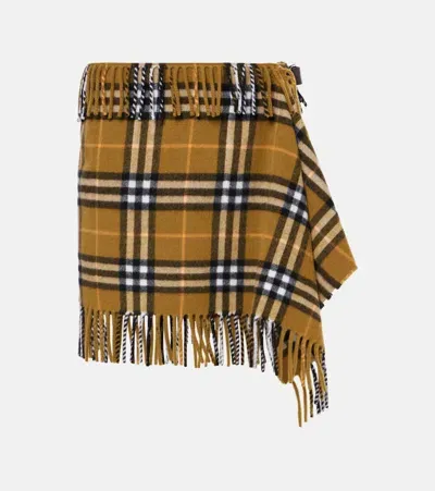 Burberry Check Aus Wolle Und Kaschmir In Multicolour