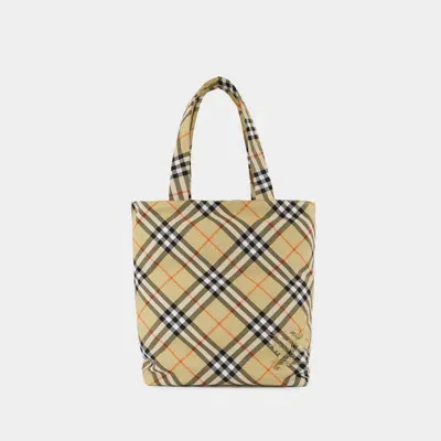 Burberry Classic Shopper Bag In Beige