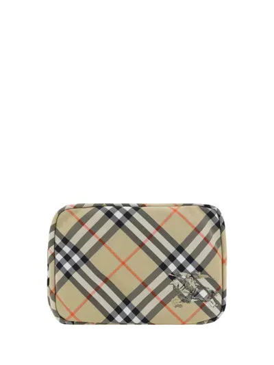 Burberry Clutch Bag In Sambuco