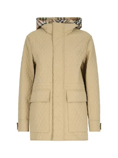 Burberry Coats & Jackets In Beige