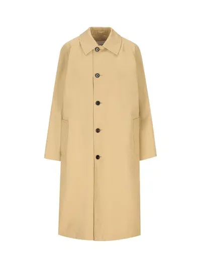 Burberry Coats In Flax