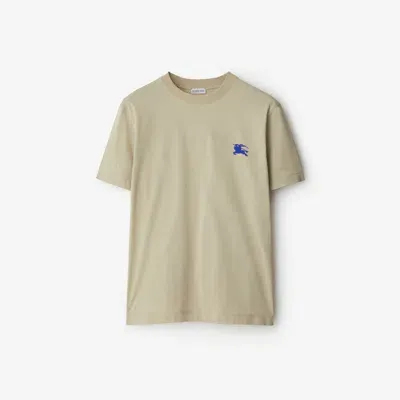 Burberry Cotton T-shirt In Lichen