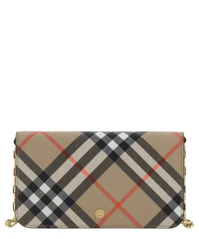 Burberry Crossbody Bag In Beige