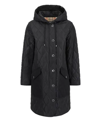 Burberry Down Jacket In Black