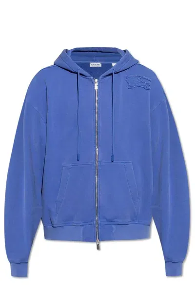 Burberry Ekd Patch Zip In Blue