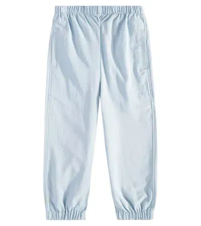 Burberry Kids' Ekd Sweatpants In Blue